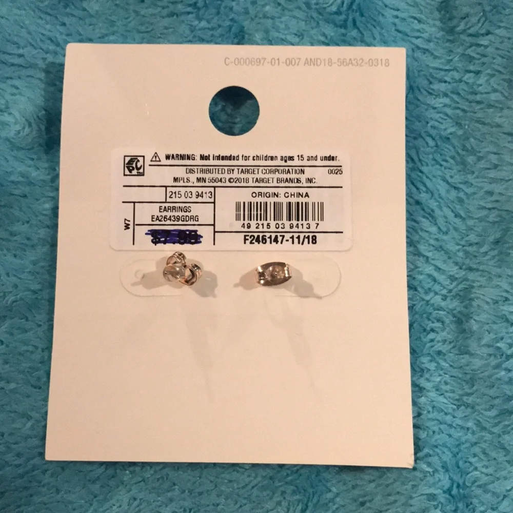 2For$10✨Rough edge earrings